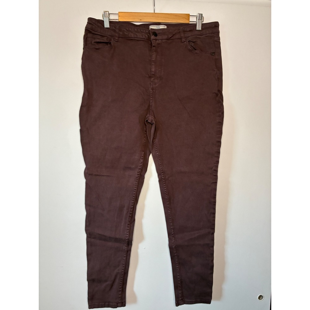 Fat Face Jegging Women 12 Purple Harlow High Waist Regular PPL-Purple RN148869